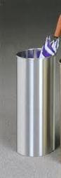 Umbrella Stand Standard Size with Satin Aluminum Finish